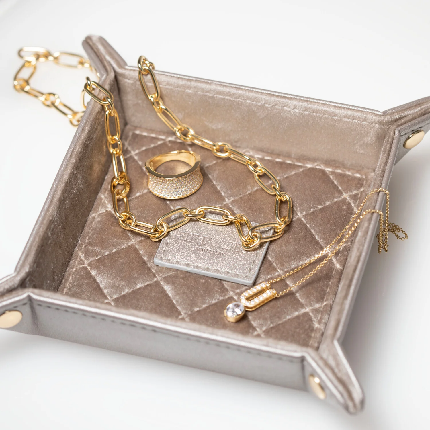 Jewellery Tray Piccolo Golden Grey - Image 4